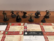 Lot of 8 D D Dungeons  Dragons Miniatures PLAYER CHARACTERS wotc PCs Rares