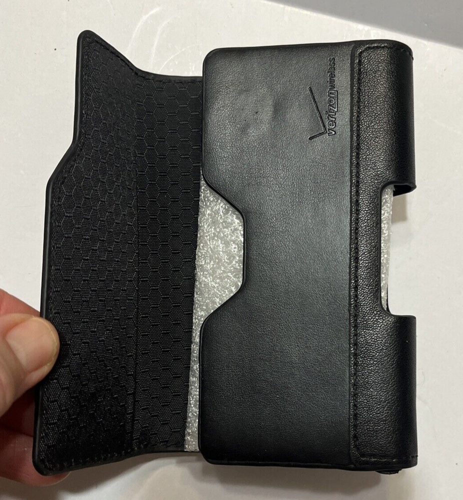 HTC Droid Eris Verizon Leather Phone Case Pouch Black New in Box  
