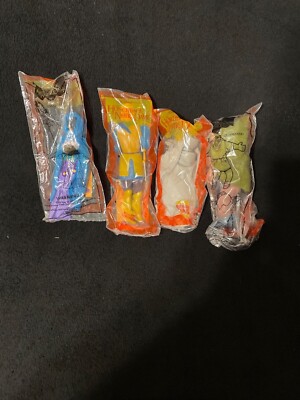 90s Disney Burger King Hunchback of Notre Dame Dolls 4 New in Original Bags