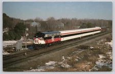 Connecticut Dot 6691 EMD Model F7 Passenger Train Postcard