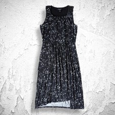 Simply Vera Wang Jersey Knit Paint Splatter Dress sz XS