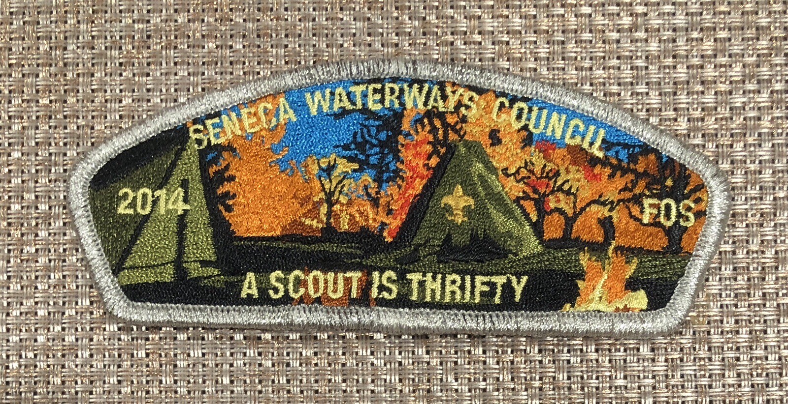 Seneca Rocks Patch Seneca Waterways Council FOS CSP Scout Patch Rochester NY Thrifty 2014 ...