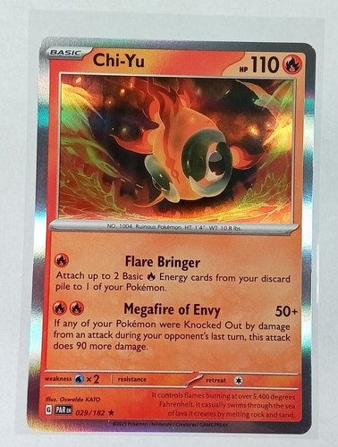 Chi Yu 29/182 Paradox Rift Holo Rare Pokémon Card 2023