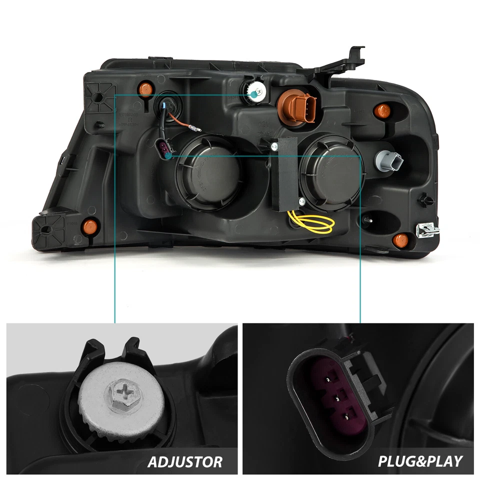 Faros proyectores Fit 04-08 Ford F150 / 06-08 Lincoln Mark LT serie Pro Foto 2 de 4