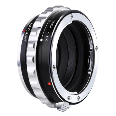 K&F Concept  PK-FX Messing Adapter Pentax PK Objektiv an Fuji X-Mount .311