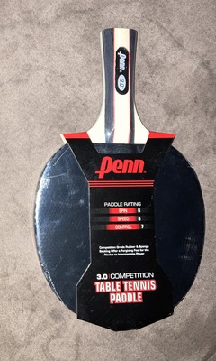 Penn 3.0 COMPETITION TABLE TENNIS PADDLE | RACKET Spin-6 Speed-6 Control-7 PLAY