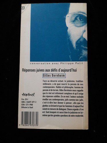 REPONSES JUIVES AUX DEFIS D'AUJOURD'HUI JUDAISME/RELIGION/PHILOSOPHIE 296 - Bild 2 von 2