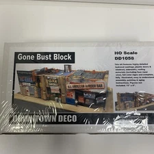 Downtown Deco Gone Bust Block DD1058 HO Scale Model Kit