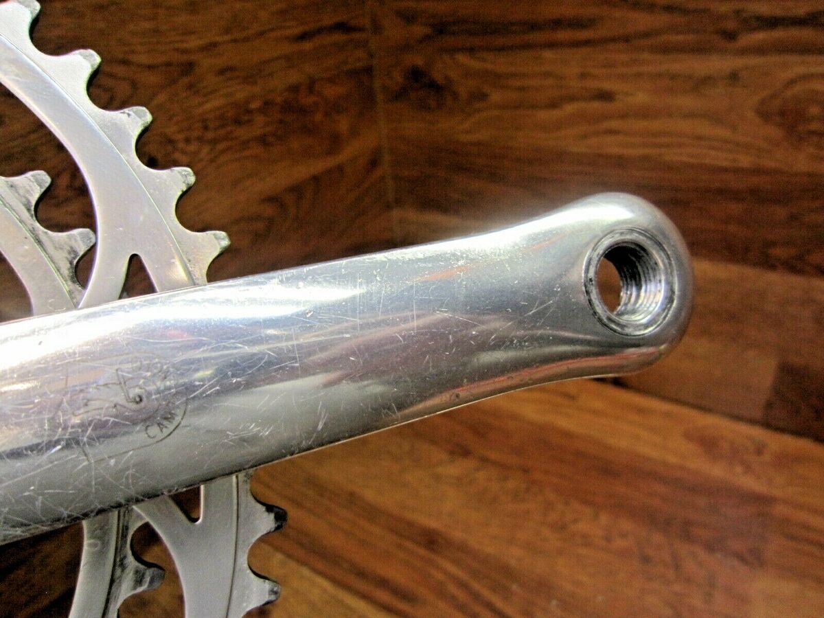 VINTAGE CAMPAGNOLO C-RECORD 170L 52/42T SQUARE TAPER CRANK VINTAGE CAMPAGNOLO C-RECORD 170L 52/42T SQUARE TAPER CRANK