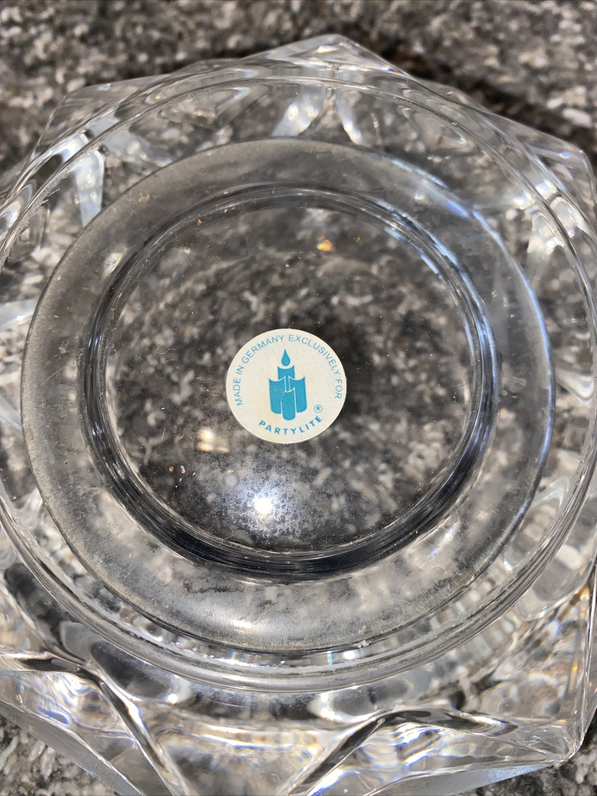 PartyLite 3" Quad Prism Candle Holder