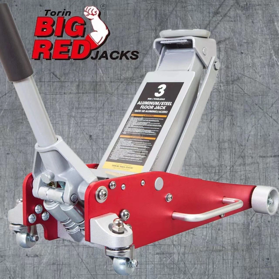 BIG RED 3 Ton Dual Piston Low Profile Aluminum and Steel Racing Floor Jack - Image 2 of 4