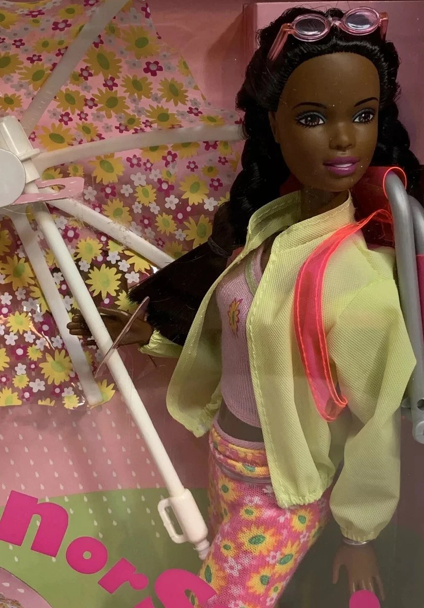 2000 Barbie Rain Or Shine Christie AA Doll 29180 NRFB You Make
