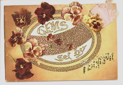 TENNYSON, THE MAY QUEEN, GEMS SET BY, poetry literary booklet, R. TUCK 790