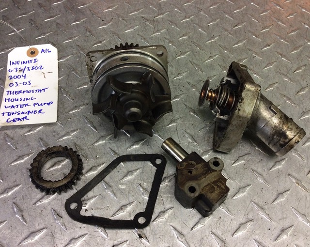 2003 2004 2005 Infiniti G35 350Z Thermostat Housing Water Pump