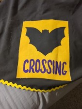 Halloween bat scarecrow pumpkin turkey fall round tablecloth 42.5 inches