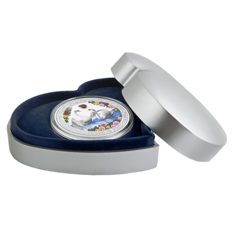 🇳🇿 New Zealand $2 Dollars Pure Silver Coin, LOVE is PRECIOUS