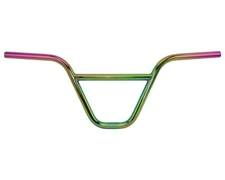 ALTALINE BMX 736 Freestyle CROMO 22.2mm Handlebar Neon Oil Slick.