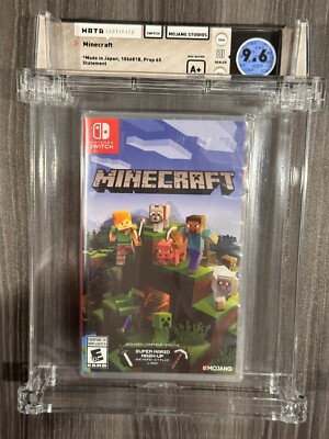Minecraft - Nintendo Switch, New and Sealed GRADED WATA 9.6/A+