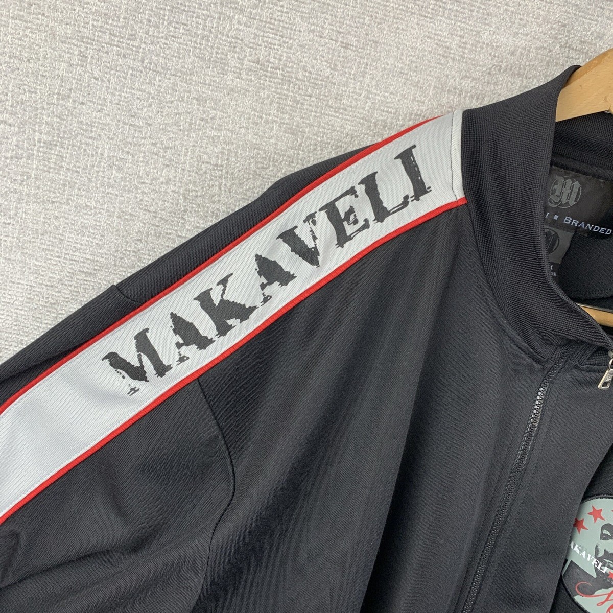 MAKAVELI BRANDED 2pac Shakur Tupac Track Suit Sz 4X Rap Hip Hop