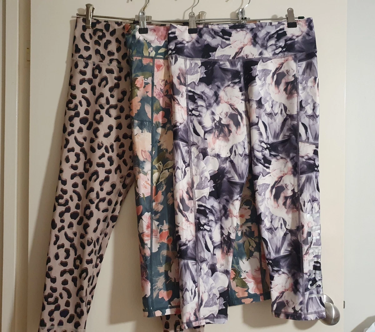 Everlast Kmart Womens Leggings Size 12 Bundle X 3