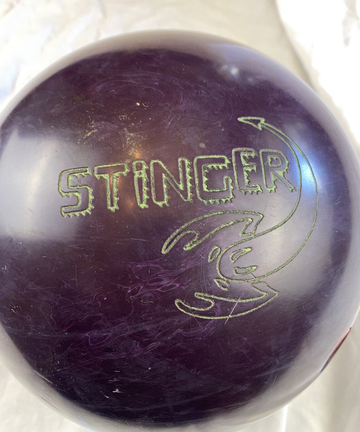 Ebonite Purple Stinger BOWLING Ball 13lb. Drilled USA eBay