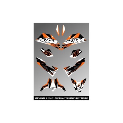 KIT AUFKLEBER GRAFIK ''VENTUNO'' KOMPATIBEL MIT KTM DUKE 690 III 2008-2011