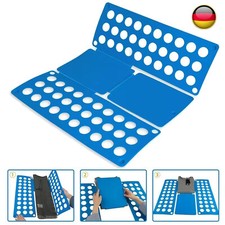 Wäschefalter Wäsche Faltbrett Wäschefaltbrett Hemd 70 x 60 cm blau klappbar