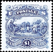 1991 $1 Surrender of General Burgoyne at Saratoga Scott 2590 Mint F/VF NH