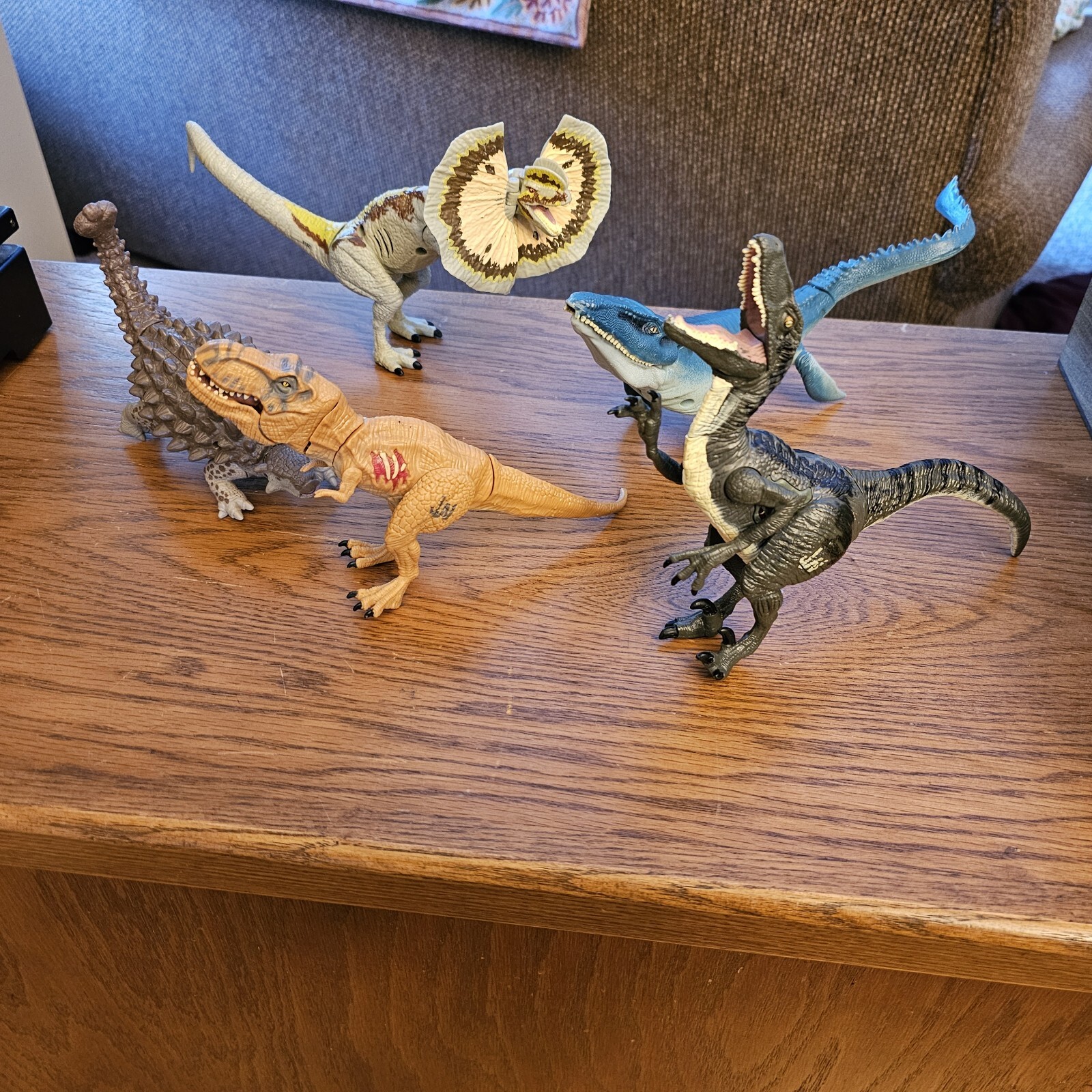 Jurassic World Dinosaur Toy Lot of 5 Dinosaurs from 2015 Film