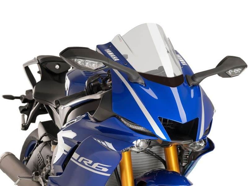 Puig Clear Z-Racing Screen Yamaha YZF R6 Race 2022-2025