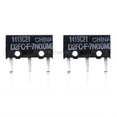 2X OMRON Micro Switch Microswitch D2FC-F-7N(10M) for APPLE RAZER Logitech Mouse