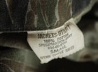 1970's Vietnam CAMO JACKET Coat TIGER STRIPE Camouflage SHIRT Size S SMALL — photo 3