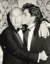 Jack Klugman John Stamos at LA Free Clinic Benefit at Beverl - 1986 Old Photo