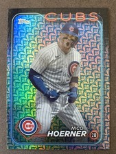 2024 Topps Series 1 MINT Nico Hoerner #204 Holiday Parallel Variation
