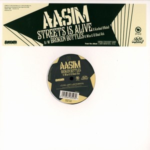 Aasim - Streets Is Alive/ Broken Bottles - Used Vinyl Record 12 - F4593z