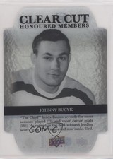 2011-12 Upper Deck Clear Cut Honoured Members 23/100 Johnny Bucyk #HOF-4 HOF li7