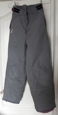 TCM Kinder/Mädchen Skihose/ Schneehose, wasserabweisend,grau-rosa-NEU