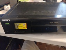 Sony SLV-775HF 4-Head Hi-Fi Stereo VCR VHS Player Recorder Tested No Remote