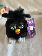 1999 furby buddies Black Plush Bean Bad My Name Is  Big Light  