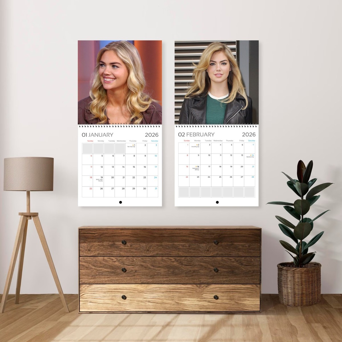 Kate Upton 2026 Wall Calendar 12-Month Celebrity Photo Calendar | eBay