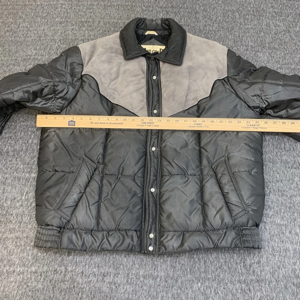 De colección Trail Gear By Pacific Trail Hombre’s Pearl Snap Puffer XL Cuero Poliéster Foto 3 de 4