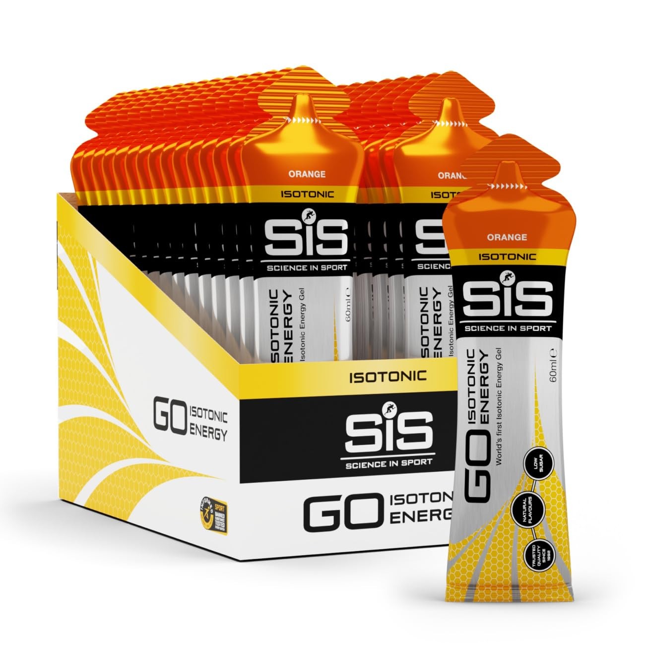 (New) Science in Sport GO Isotonic Energy Gel  FastActing Liquid Carbohydrate Gel f... (84.36 USD)
