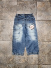 Vintage Y2K Southpole Boy's 5/6 23x17 Embroidered Baggy Denim Streetwear Jeans