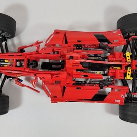 Vintage LEGO Ferrari F1 8674 Racer 1:8 Indy Race Car Stickers Clean 98% Complete