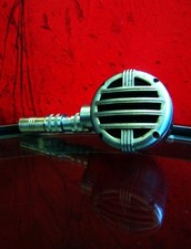 Vintage RARE 1930's Universal 308 dynamic microphone Hi Z harp mic w adapter