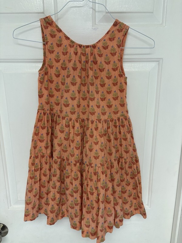 Girls Pink Chicken Dress Orange Size 8