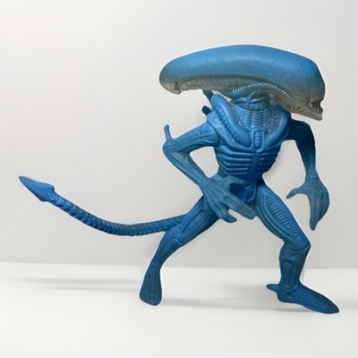 Aliens Warrior Alien Action Figure ''Vicious Alien Attacker!'' Kenner 1998 Blue