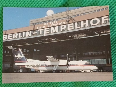 Ansichtskarte - Postkarte - Hamburg Airlines - Boeing DHC 8-300  - unversandt