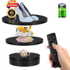 Remote Motorized Rotating Display Stand, Electric Platform black