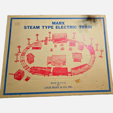 Marx O Gauge Analog New York Central Steam Train Starter Set 7pc 1:48 MAJOR
